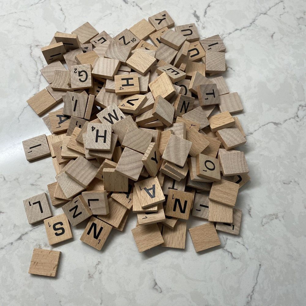 Scrabble Tiles Lot of 215